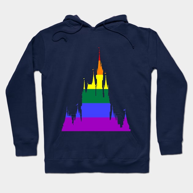 Rainbow Magic Castle Silhouette Mark III Hoodie by FandomTrading